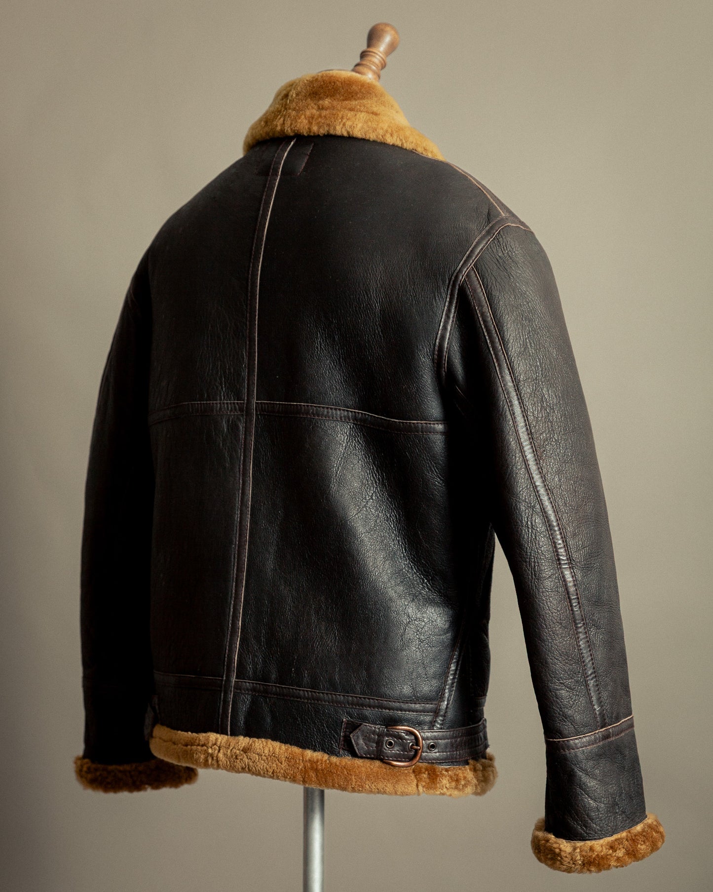 Vintage B-3 Sheepskin Bomber Jacket USAAF - Medium (42)