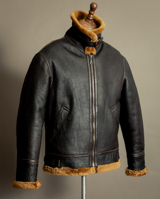 Vintage B-3 Sheepskin Bomber Jacket USAAF - Medium (42)