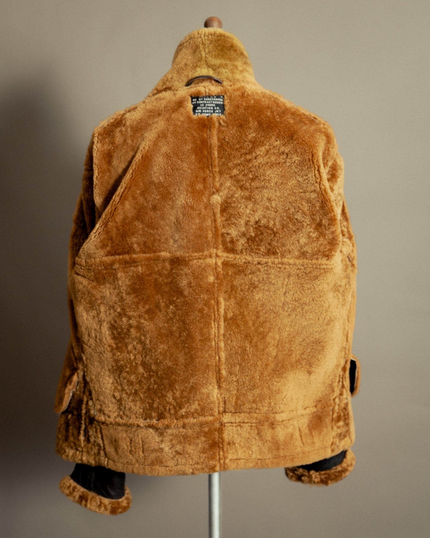 Vintage B-3 Sheepskin Bomber Jacket USAAF - Medium (42)