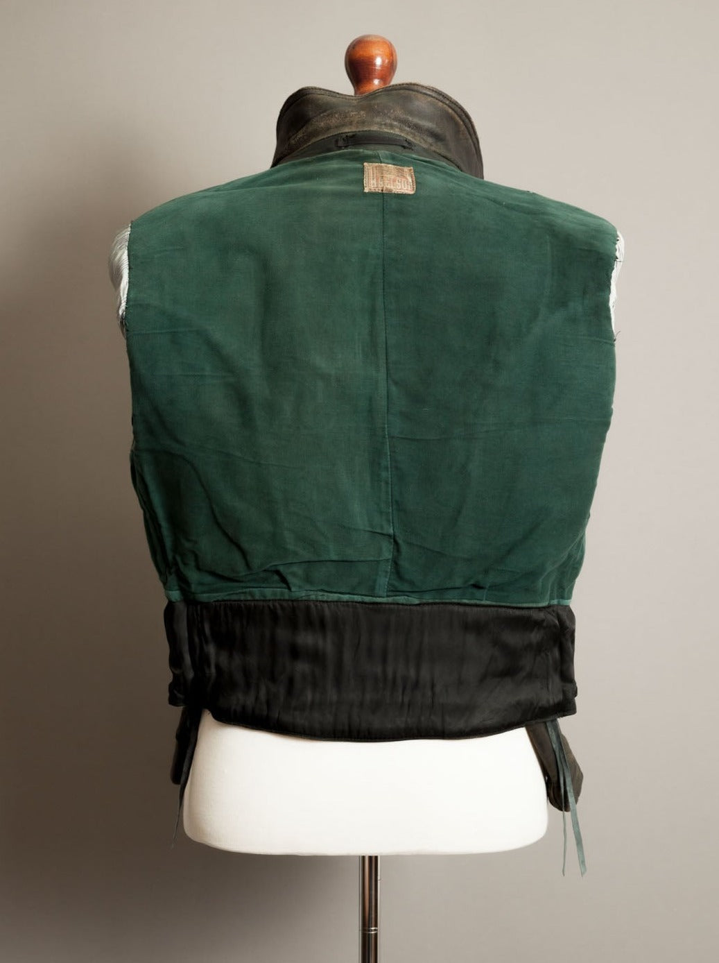 Vintage 1950s German Leather Motorcycle Jacket - Small (38-40)