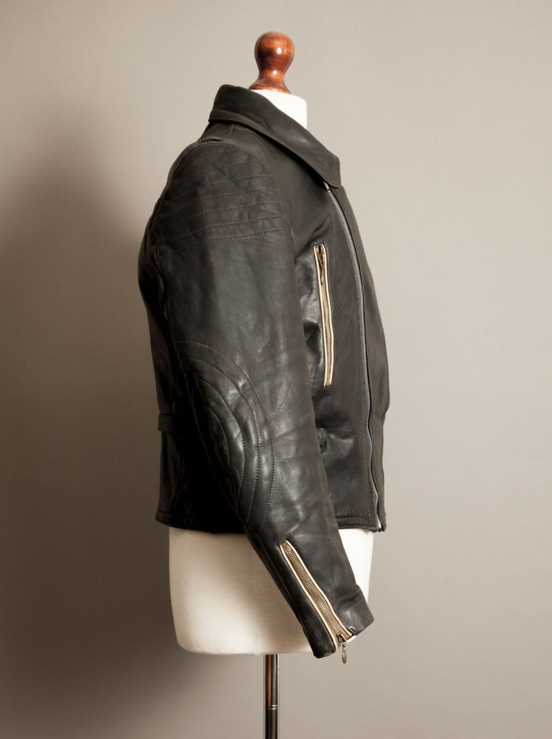Vintage 1940s German Motorcycle Flight Jacket - Small (38-40)
