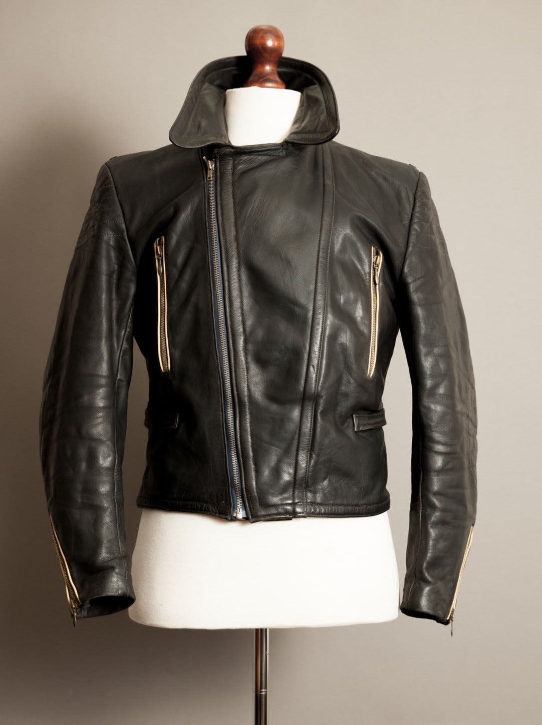 Vintage 1940s German Motorcycle Flight Jacket - Small (38-40)