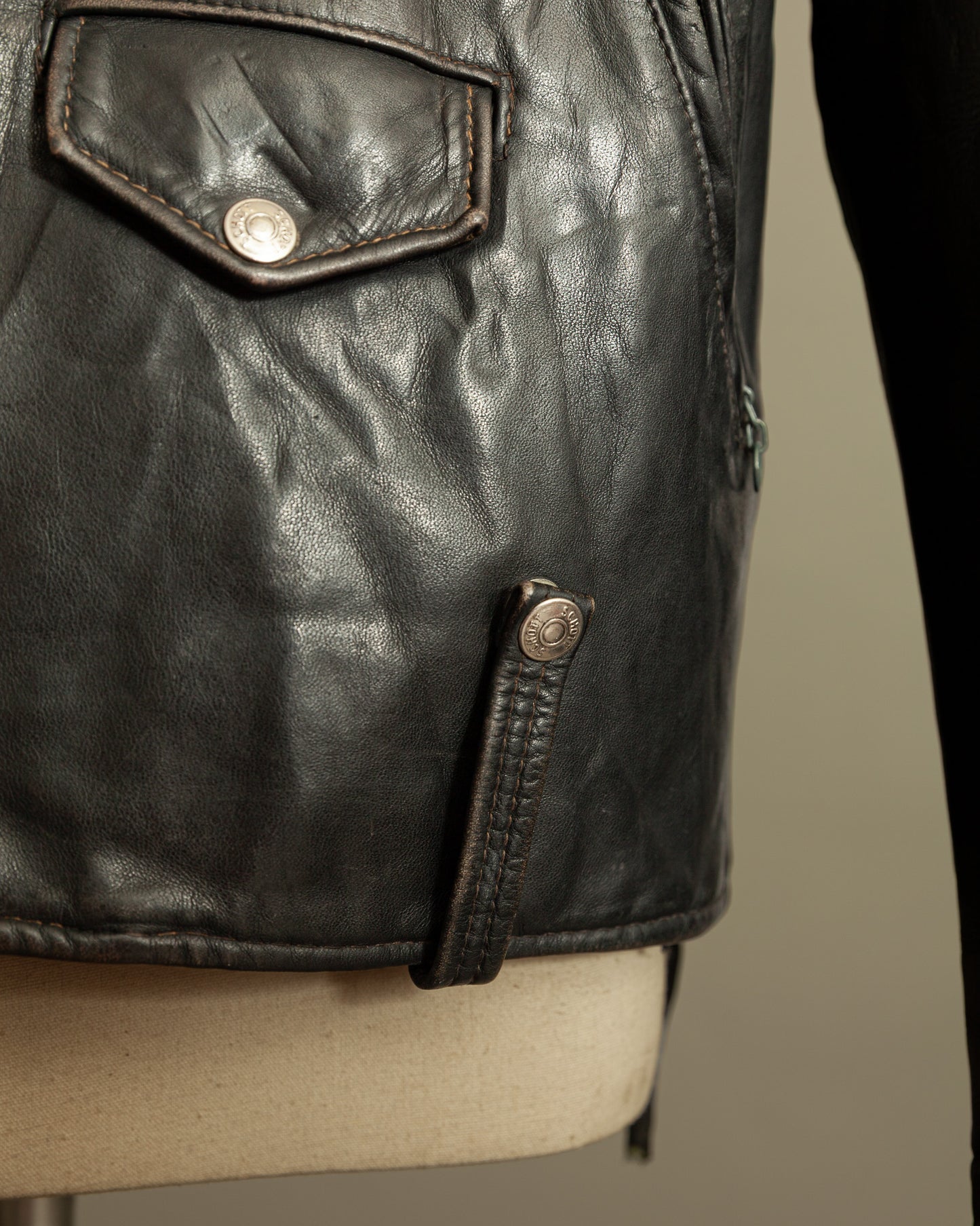 Vintage Schott Perfecto 115 Steerhide Leather Biker Jacket – Large (44)
