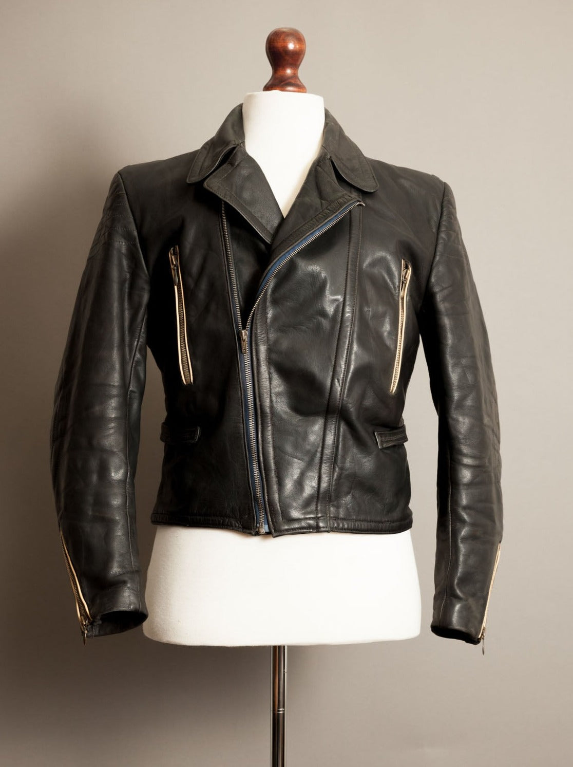 Vintage 1940s German Motorcycle Flight Jacket - Small (38-40)