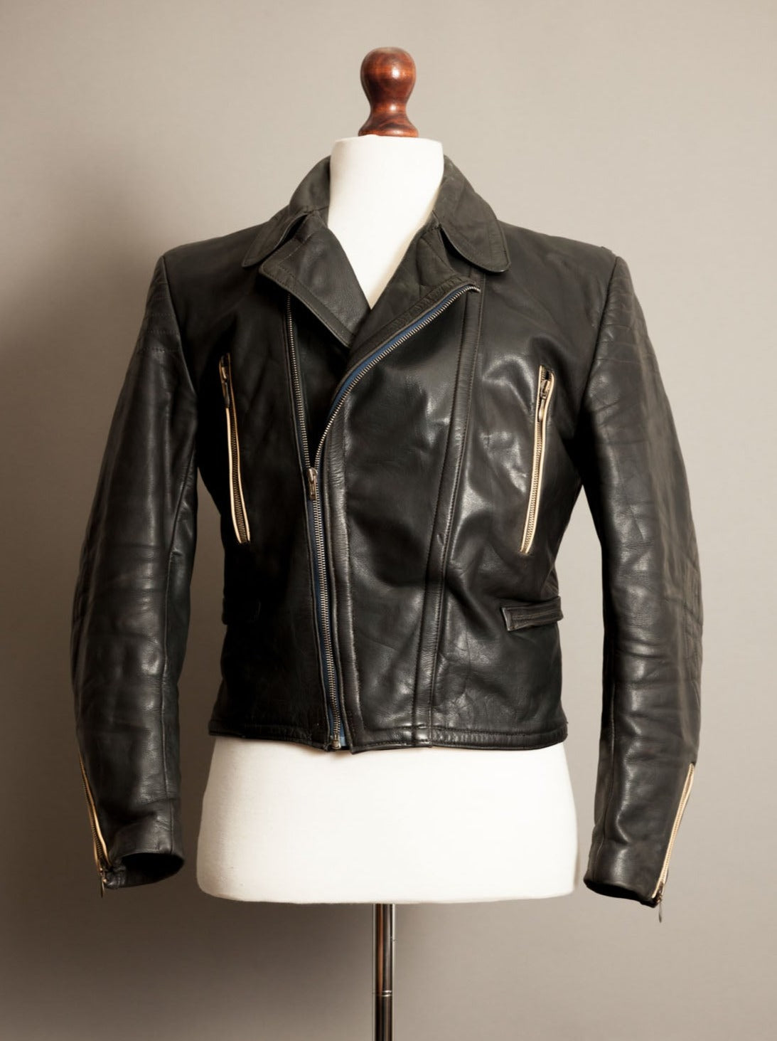 Vintage 1940s German Motorcycle Flight Jacket - Small (38-40)