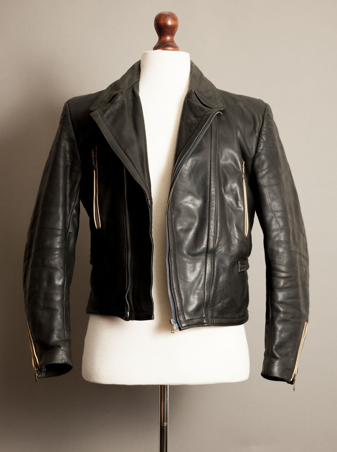 Vintage 1940s German Motorcycle Flight Jacket - Small (38-40)