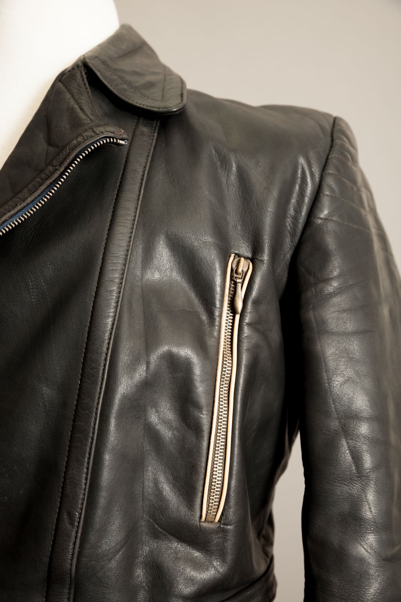 Vintage 1940s German Motorcycle Flight Jacket - Small (38-40)