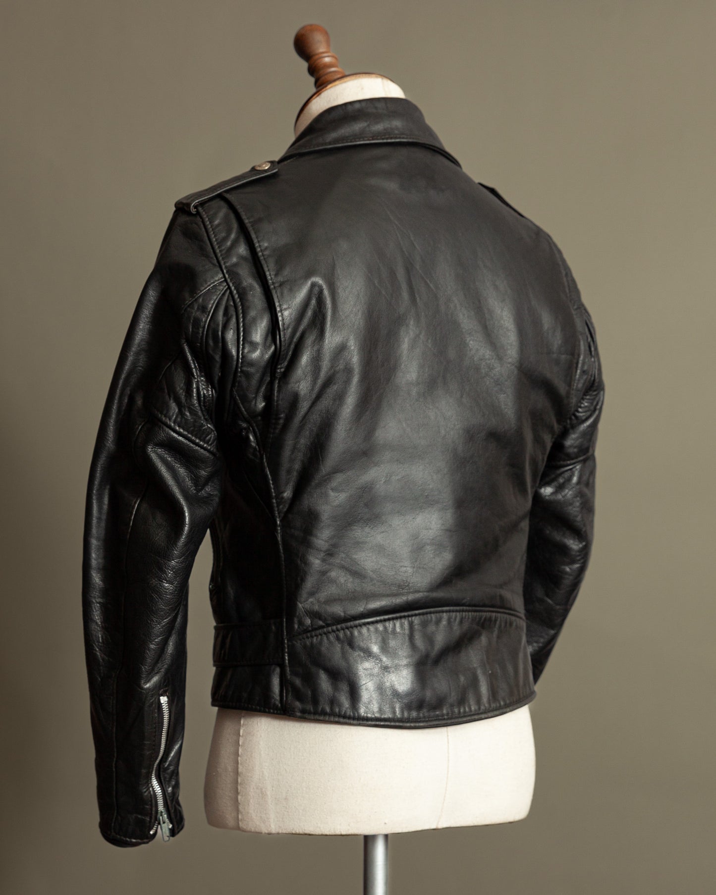 Vintage Schott Perfecto 118 Naked Cowhide Leather Biker Jacket - Small (38)
