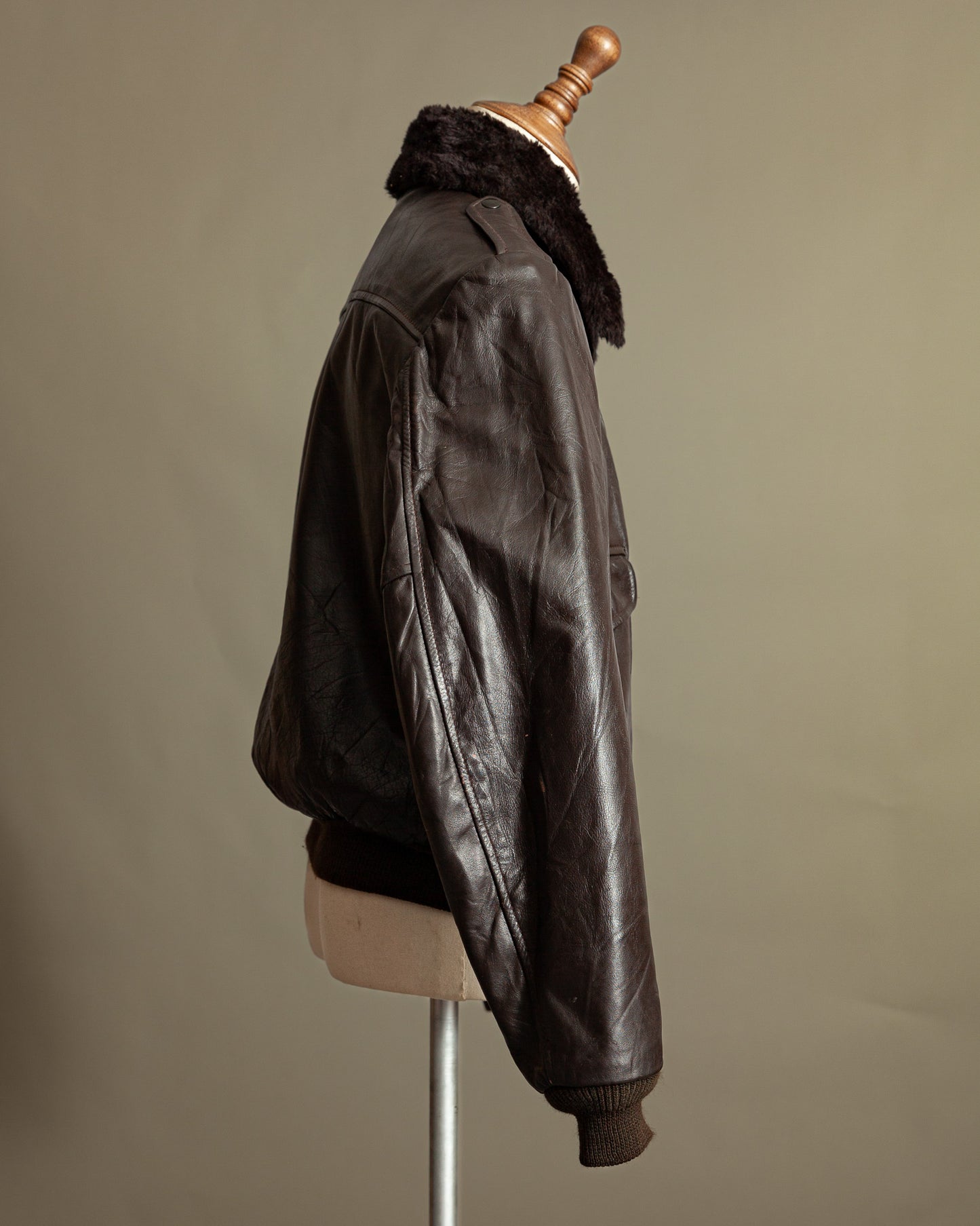 Vintage 1960s Cooper A-2 Leather Flight Jacket – Made in USA (46)
