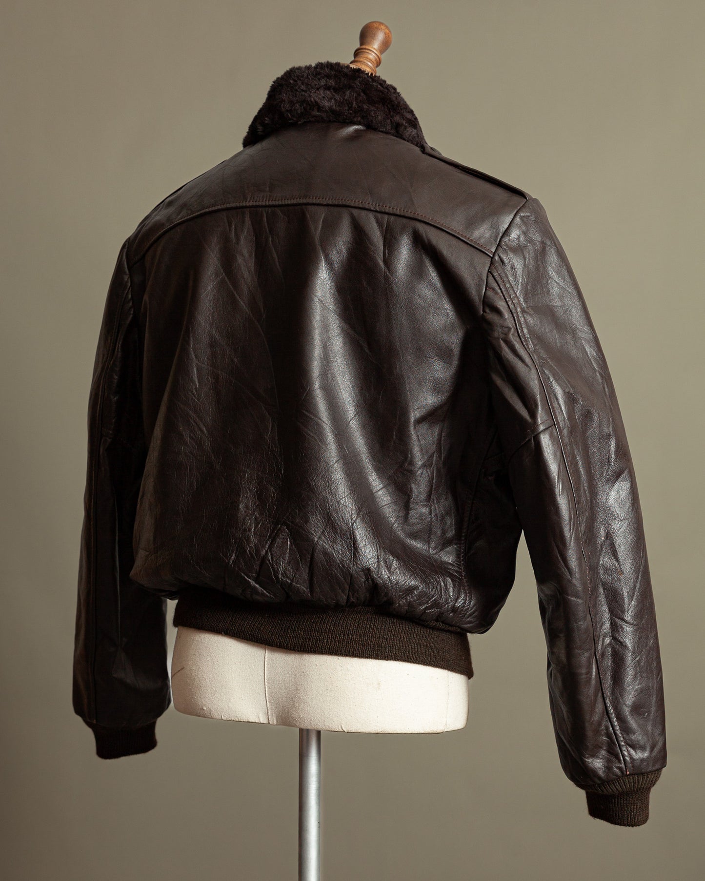 Vintage 1960s Cooper A-2 Leather Flight Jacket – Made in USA (46)