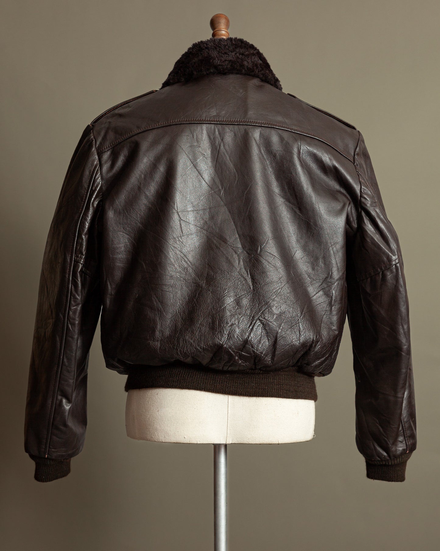 Vintage 1960s Cooper A-2 Leather Flight Jacket – Made in USA (46)