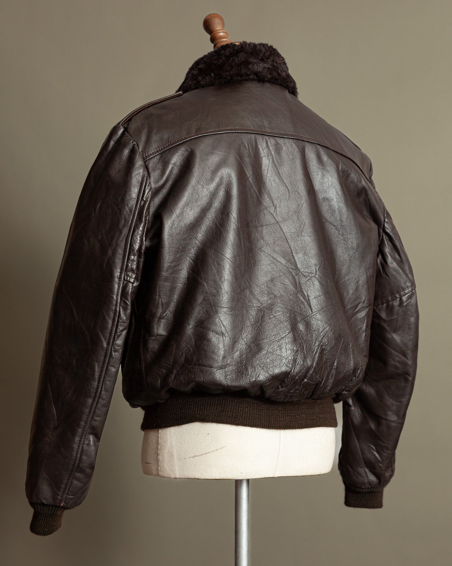 Vintage 1960s Cooper A-2 Leather Flight Jacket – Made in USA (46)