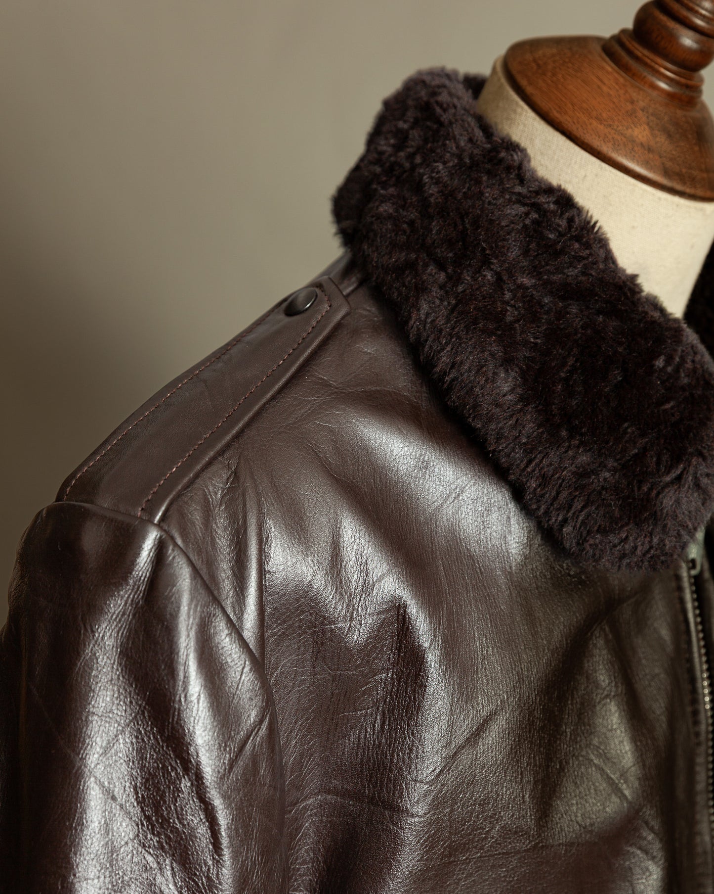 Vintage 1960s Cooper A-2 Leather Flight Jacket – Made in USA (46)
