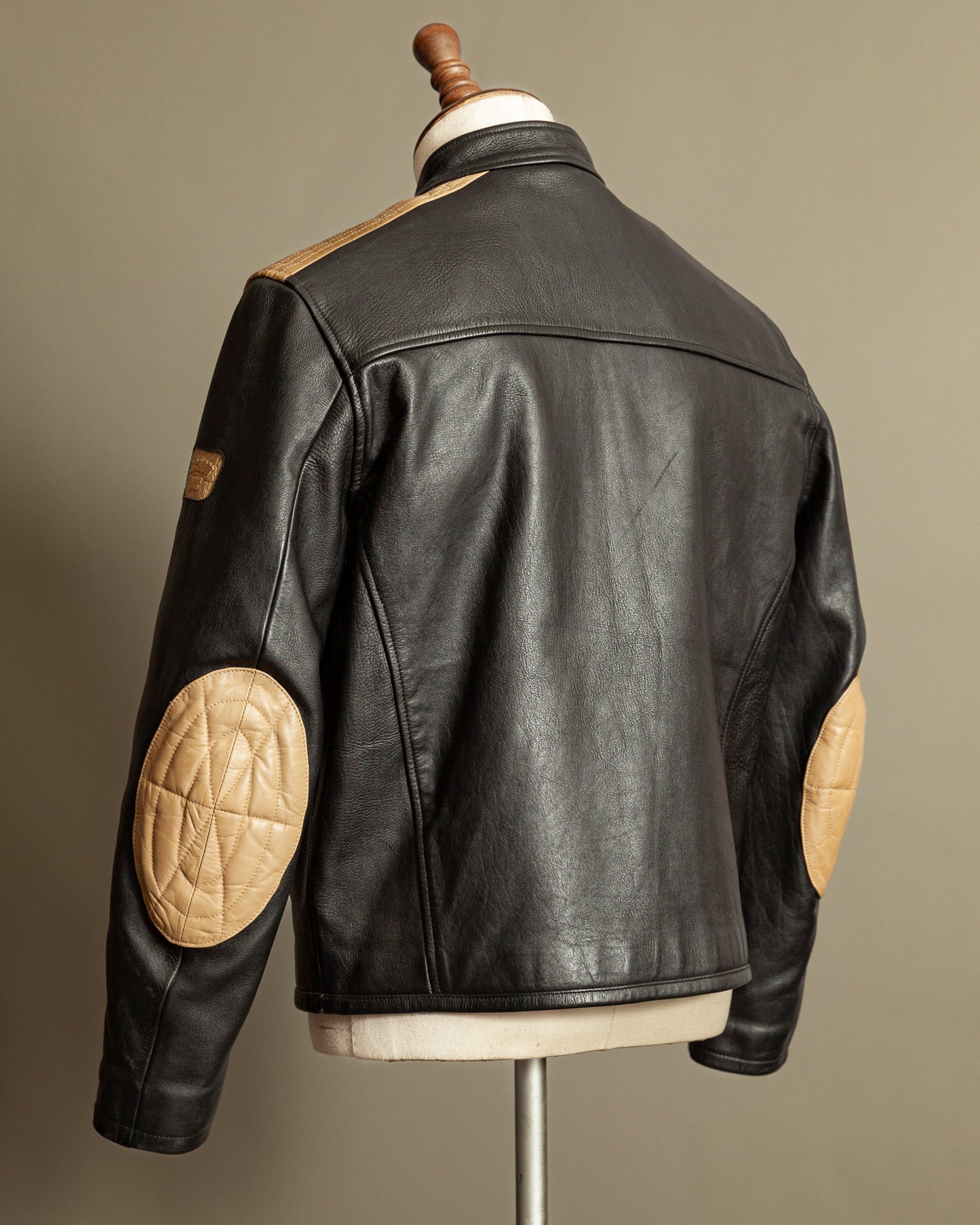 Vintage Schott LC BL71 Two-Tone Café Racer Leather Jacket – Large (44)