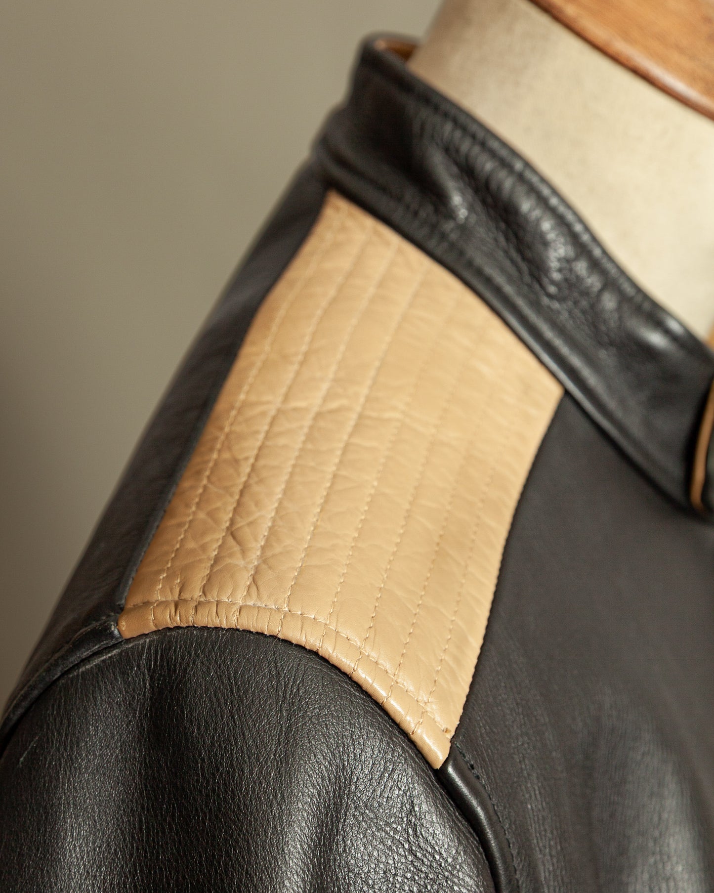 Vintage Schott LC BL71 Two-Tone Café Racer Leather Jacket – Large (44)
