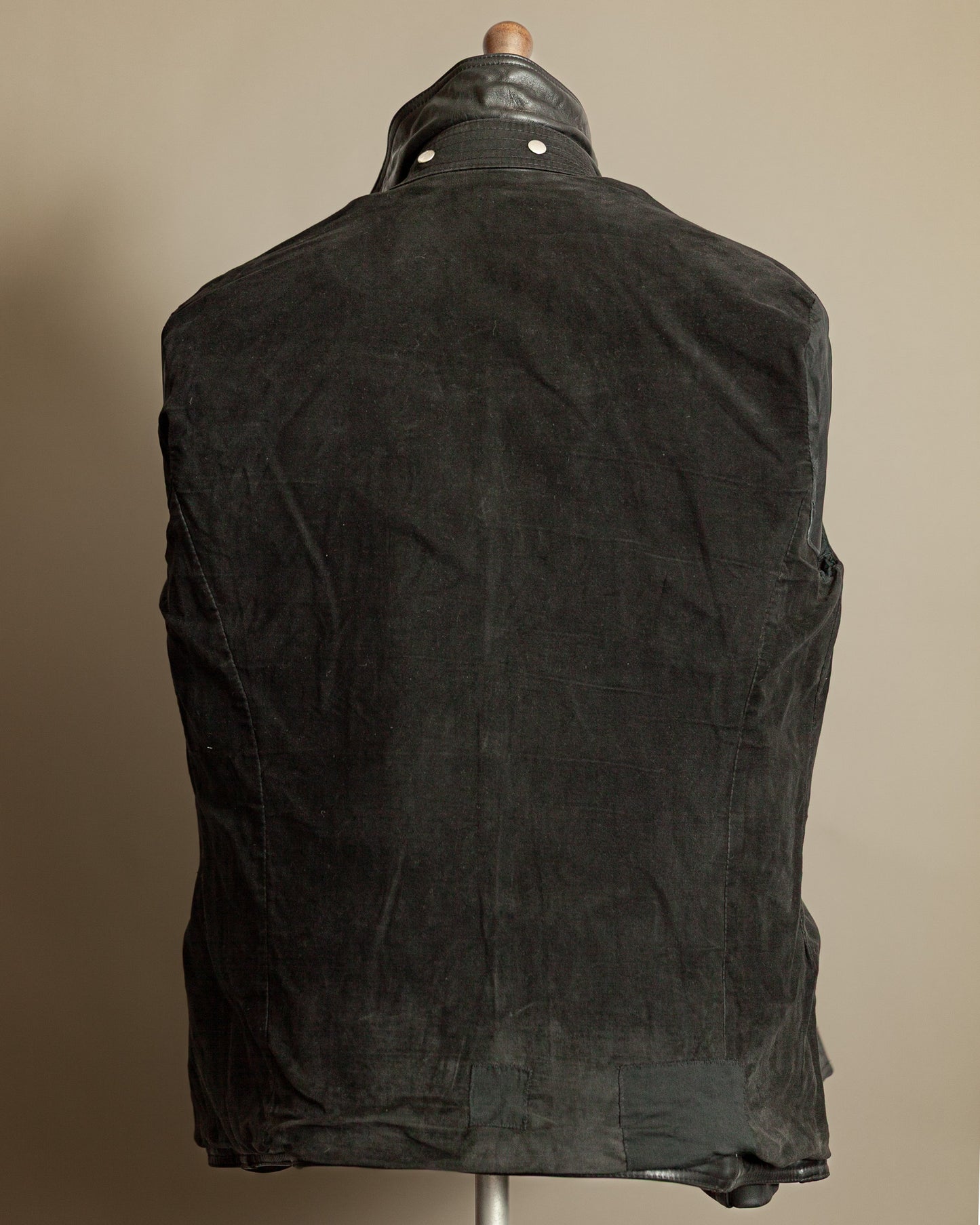 Vintage 1970s German Leather Police Patrol Jacket - Medium (42)