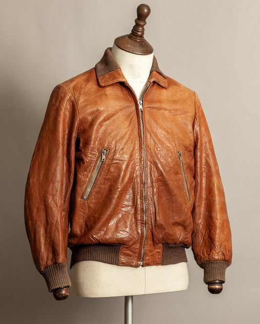 Vintage German Aviator Jacket EWA Zippers – c.1943–45 - Small (38)