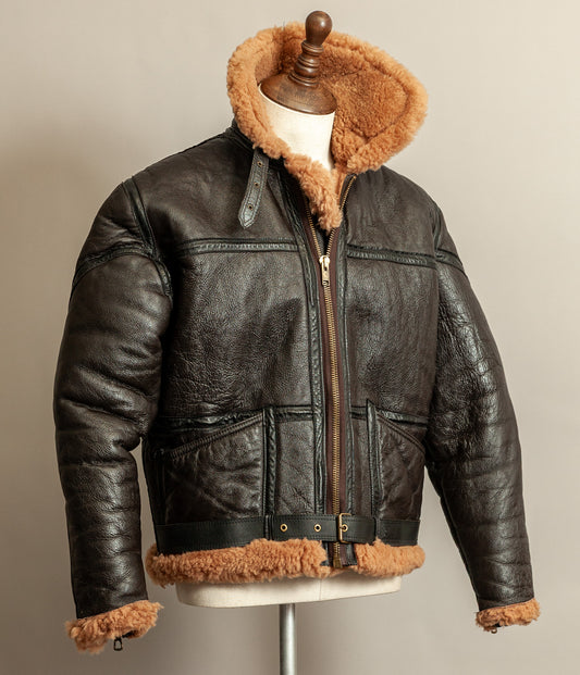 Vintage Cirrus RAF Irvin Groundcrew Sheepskin Flying Jacket Medium (42)