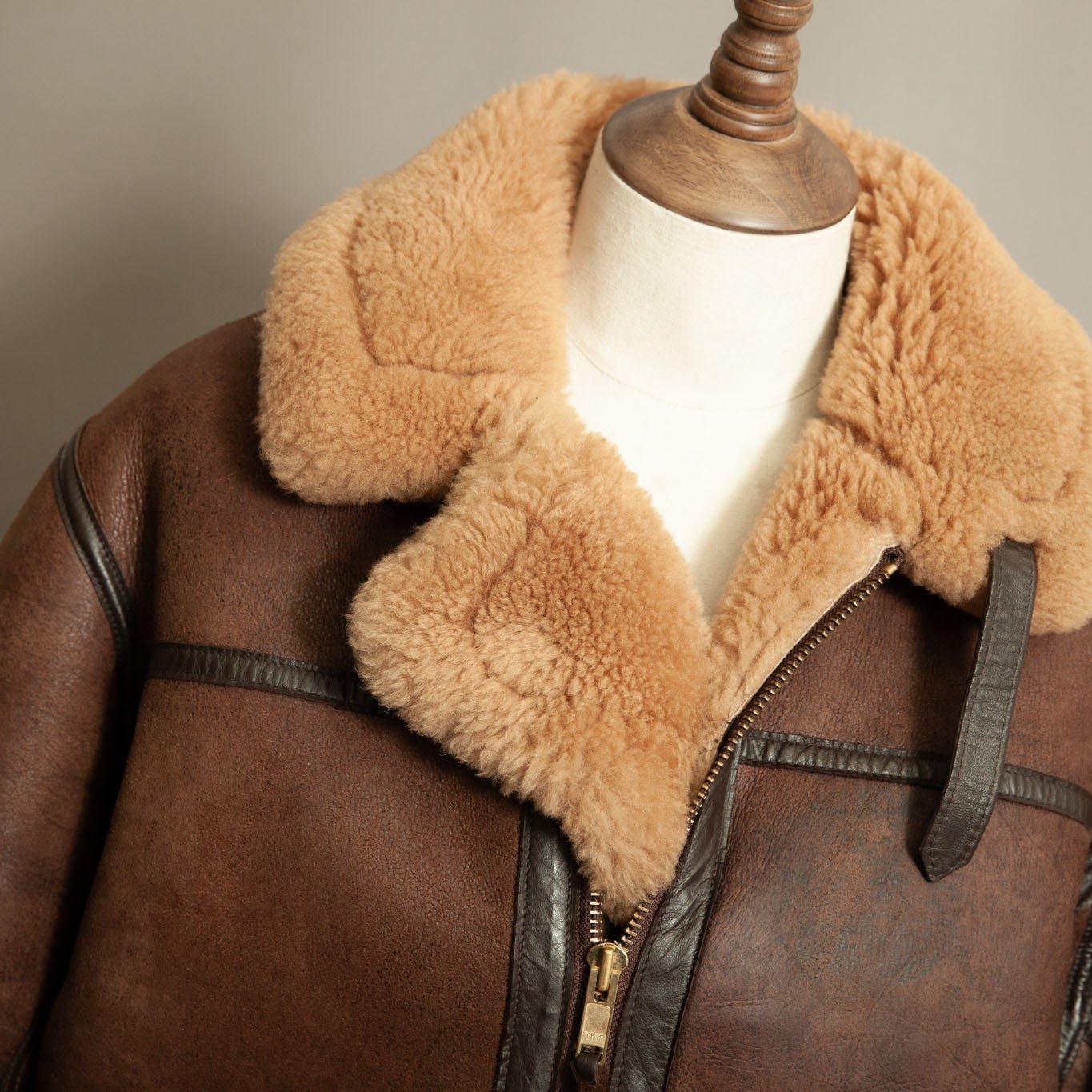 Vintage RAF Irvin Sheepskin Flying Jacket Aviation Leathercraft - Size Large 42-44
