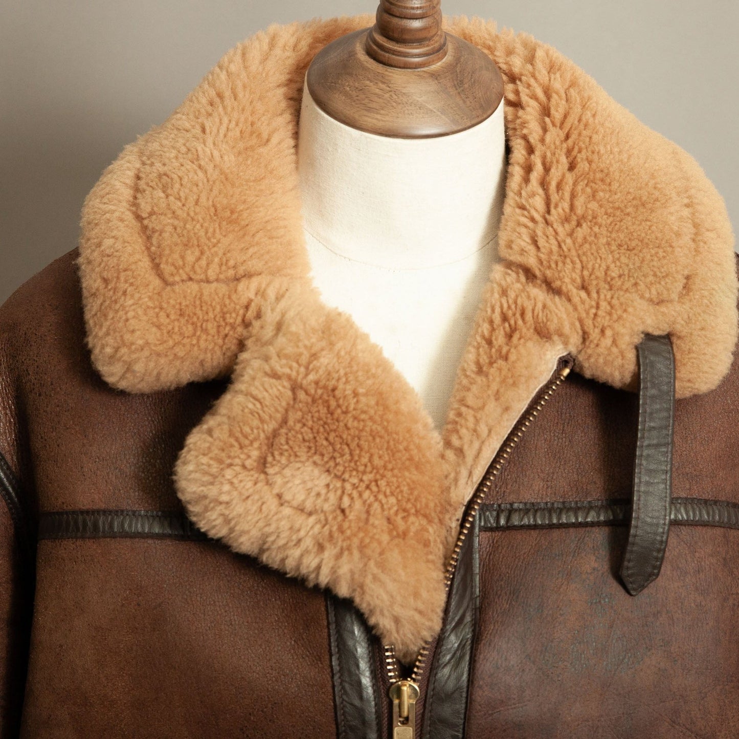 Vintage RAF Irvin Sheepskin Flying Jacket Aviation Leathercraft - Size Large 42-44