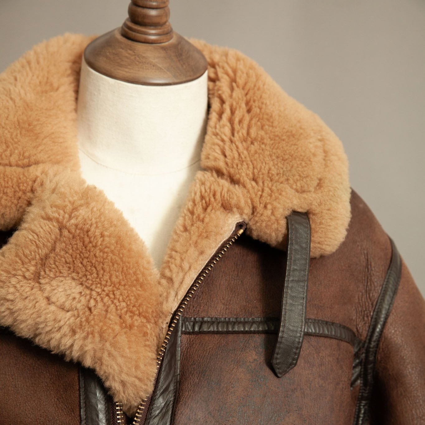 Vintage RAF Irvin Sheepskin Flying Jacket Aviation Leathercraft - Size Large 42-44