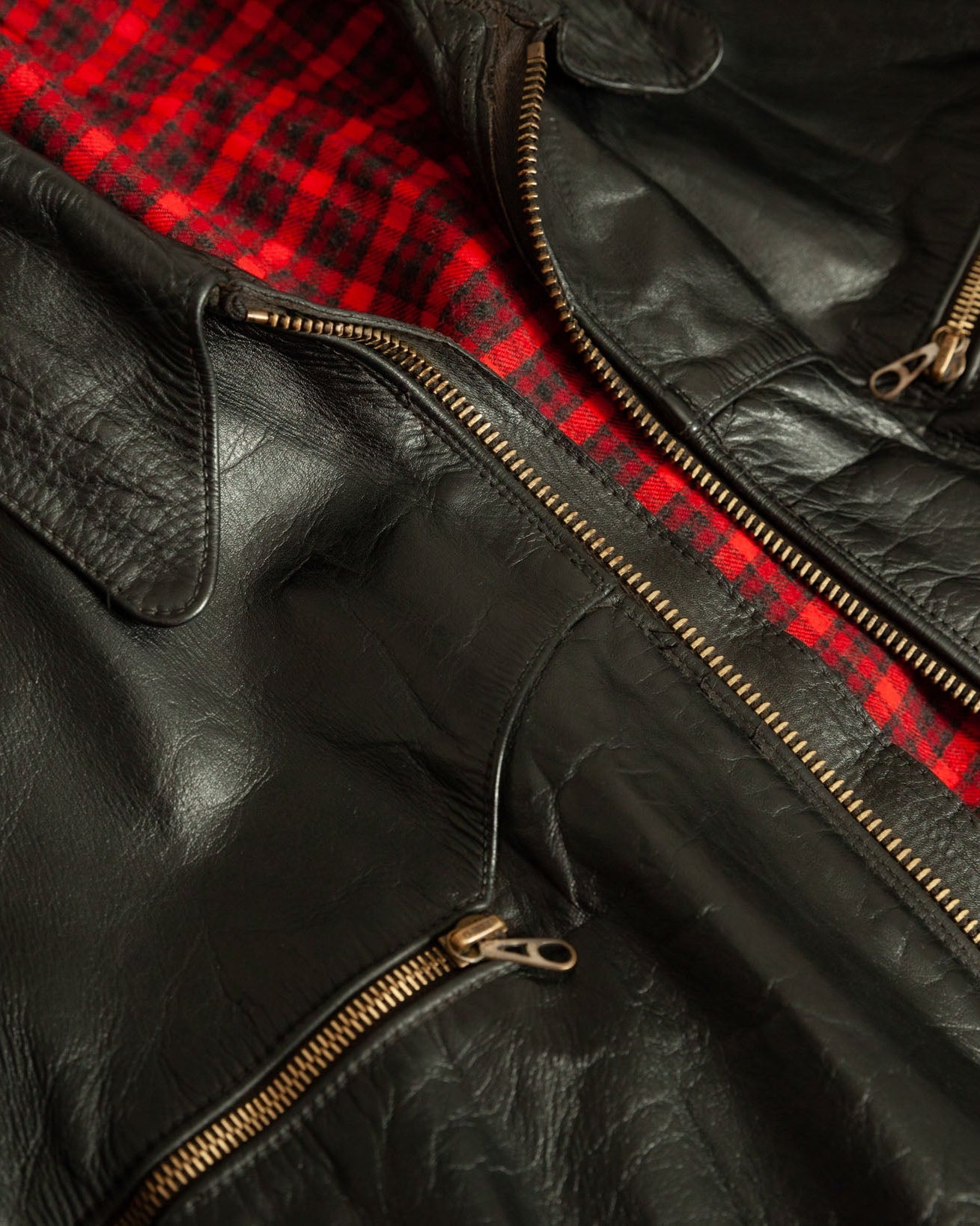 Authentic Vintage WWII German Luftwaffe Horsehide Leather Jacket - Small (38-40)
