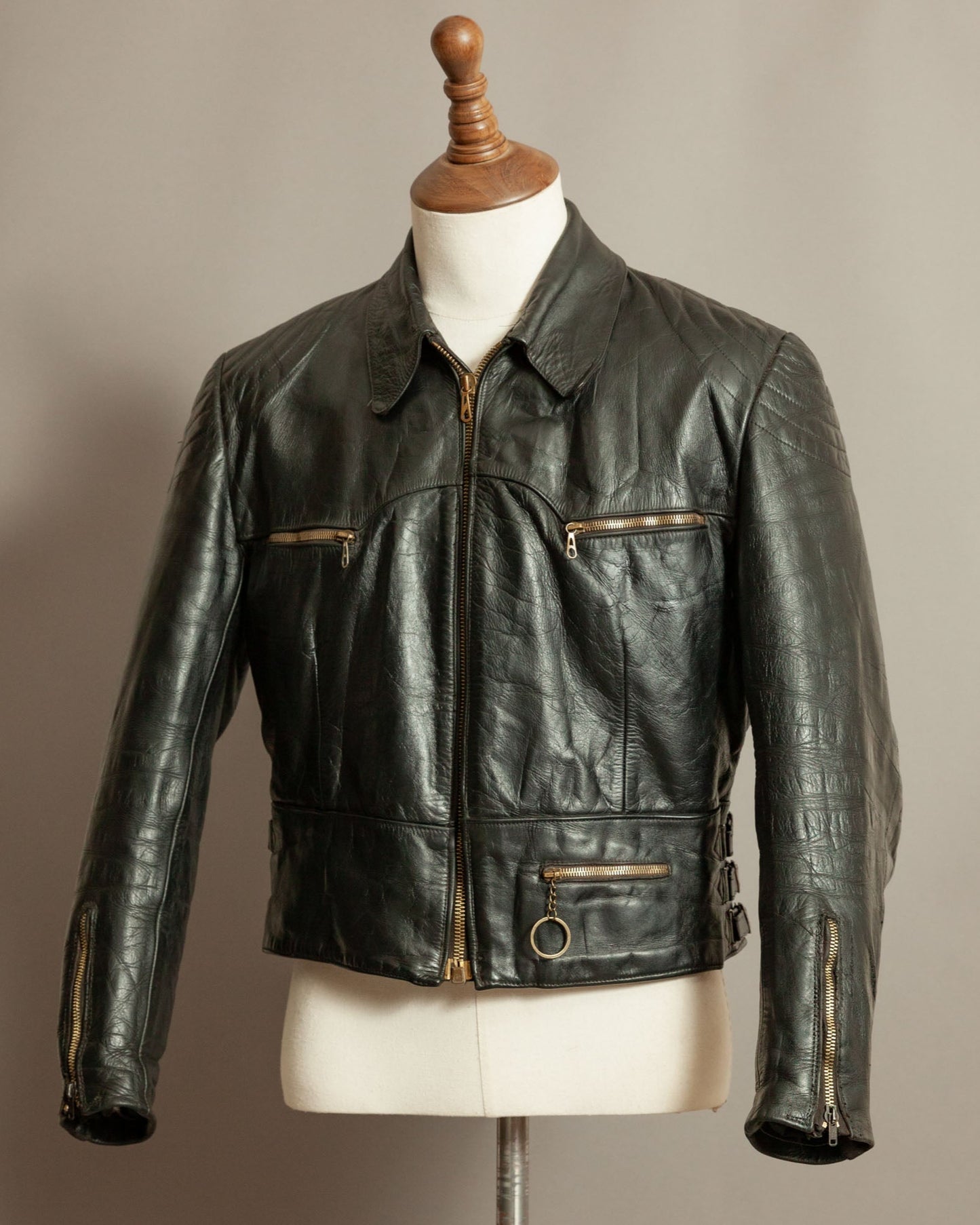 Authentic Vintage WWII German Luftwaffe Horsehide Leather Jacket - Small (38-40)