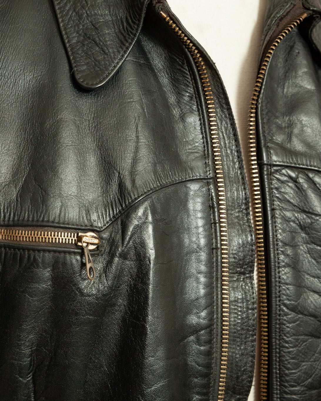Authentic Vintage WWII German Luftwaffe Horsehide Leather Jacket - Small (38-40)