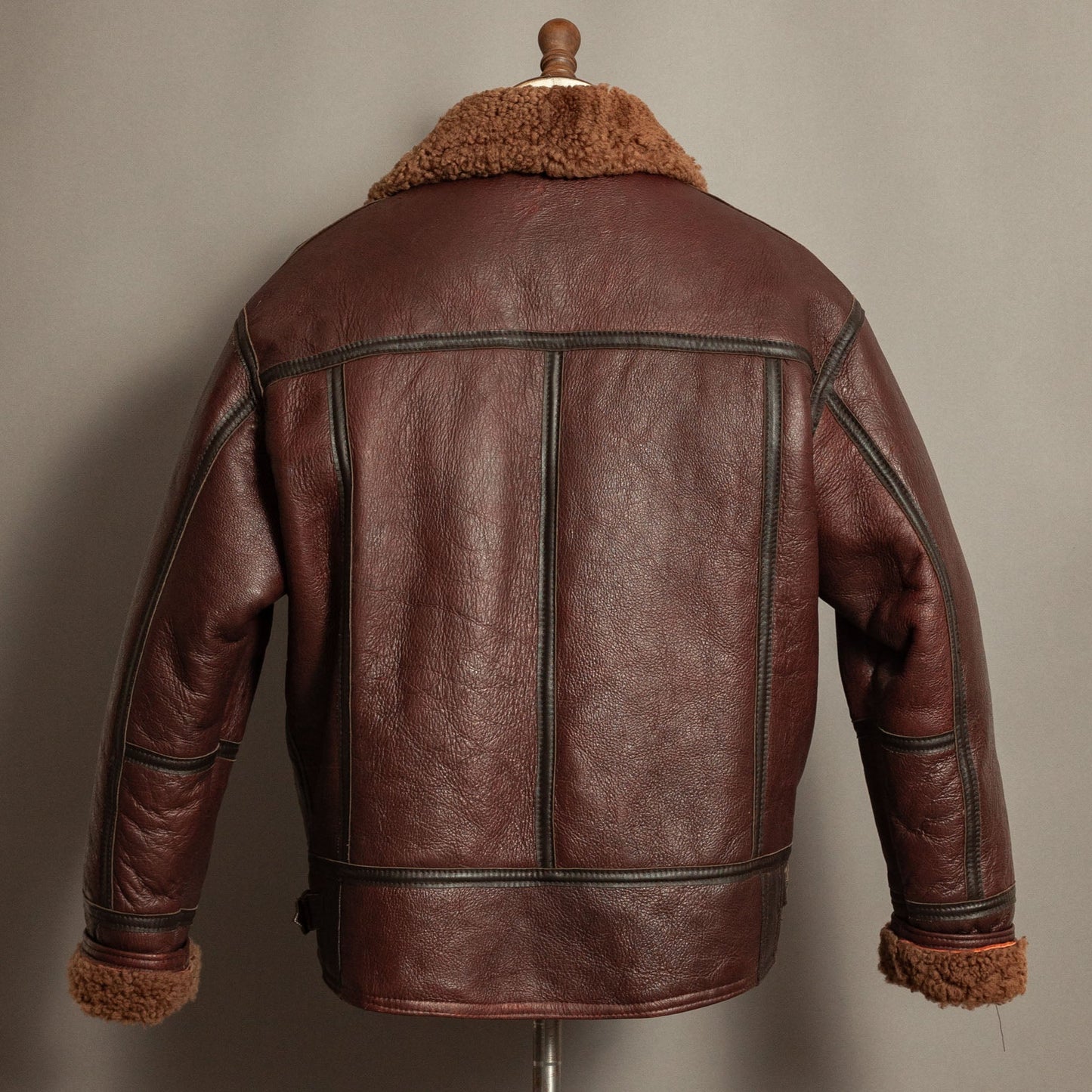 Vintage Tanns of Taunton Sheepskin Flying Bomber Jacket - Size XL (44-46)