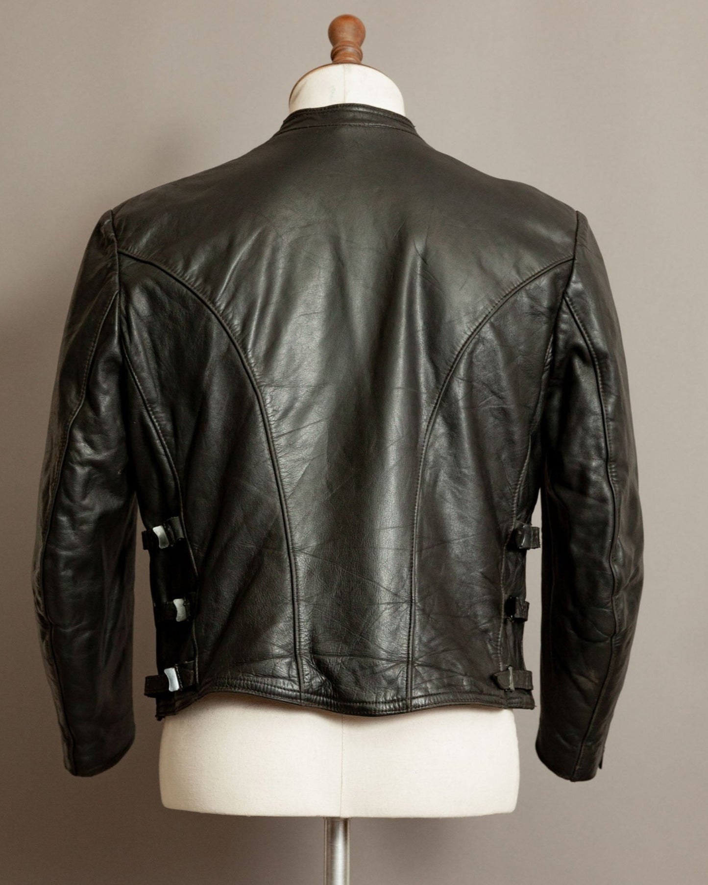 Vintage WW2 German Horsehide Leather Motorcycle Despatch Rider Jacket - Small (38-40)