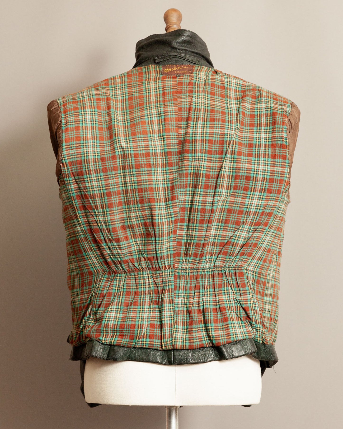 Vintage 1940s German Goatskin Leather Motorcycle Jacket - Small (38-40)