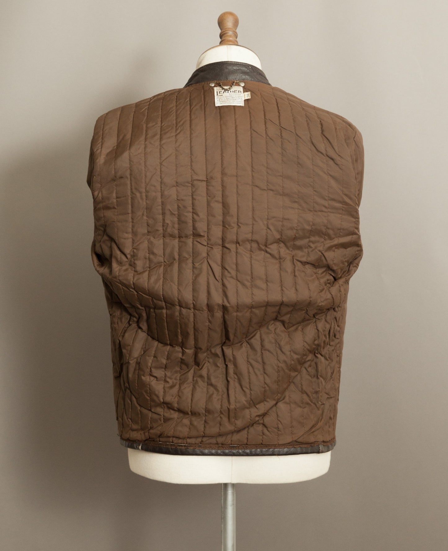 1960s Vintage Café Racer Leather Motorcycle Jacket - Small (38)