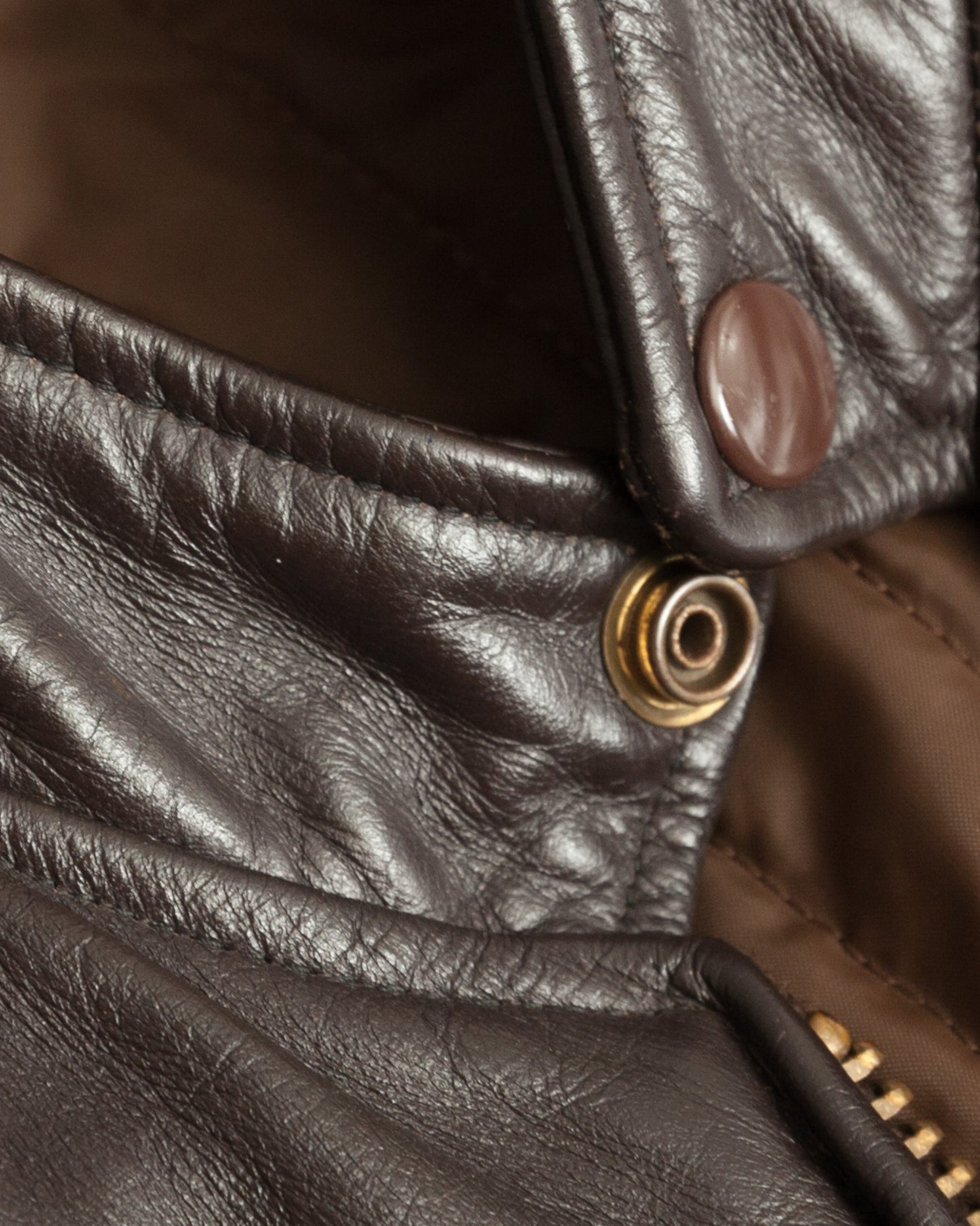 1960s Vintage Café Racer Leather Motorcycle Jacket - Small (38)