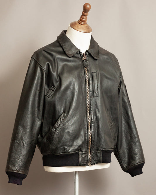 Vintage Avirex B-15 Leather Flight Jacket - Large (42-44)