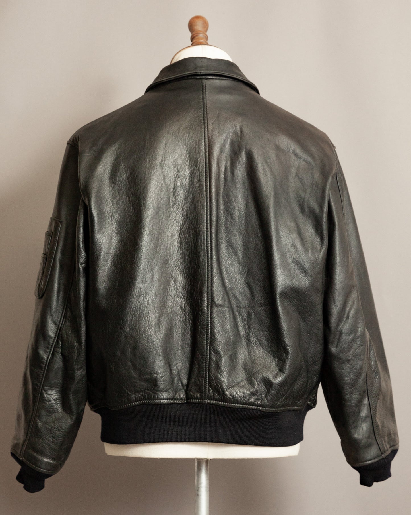 Vintage Avirex B-15 Leather Flight Jacket - Large (42-44)