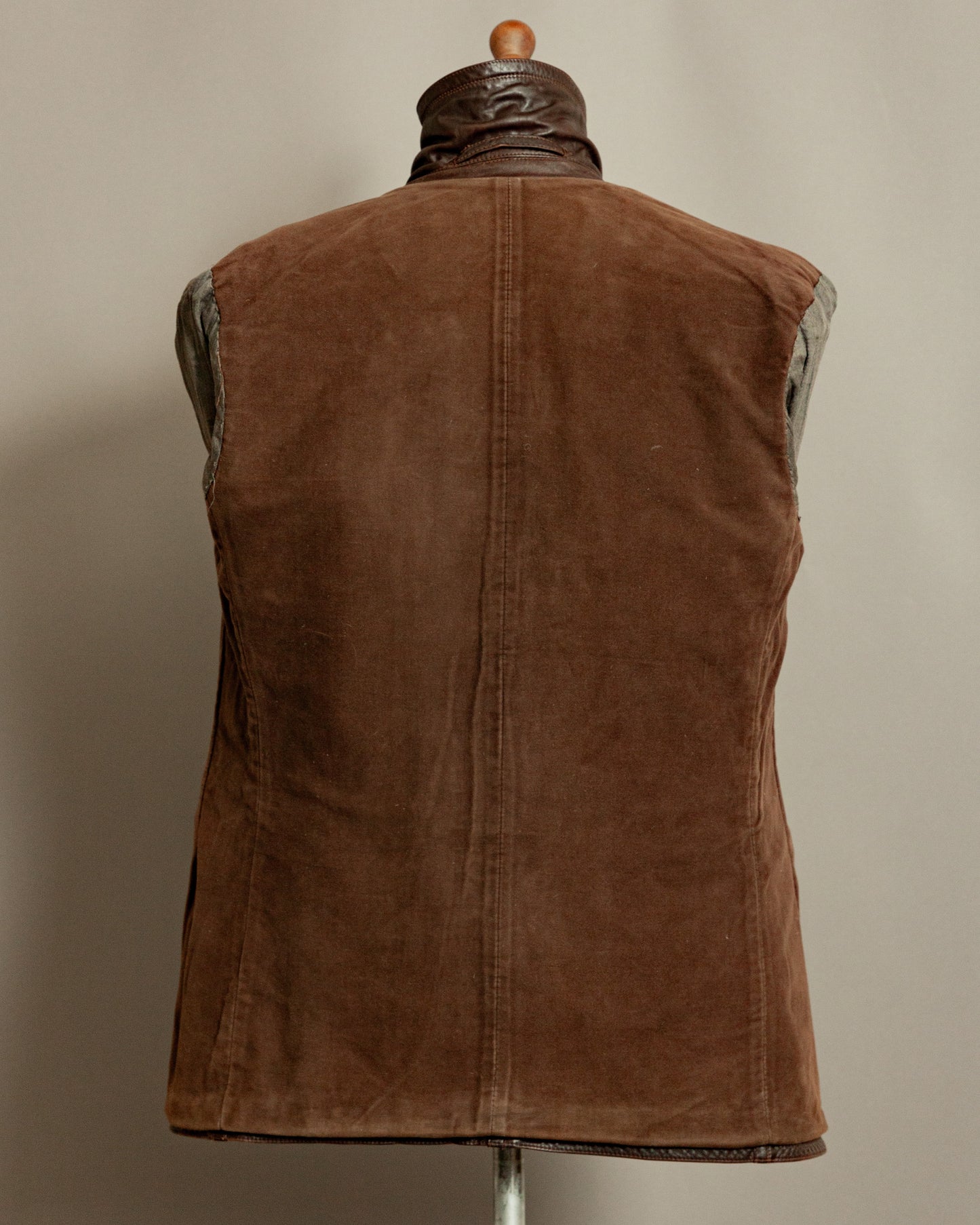 Vintage WWII German Horsehide Leather Motorcycle Coat – Medium (40-42)