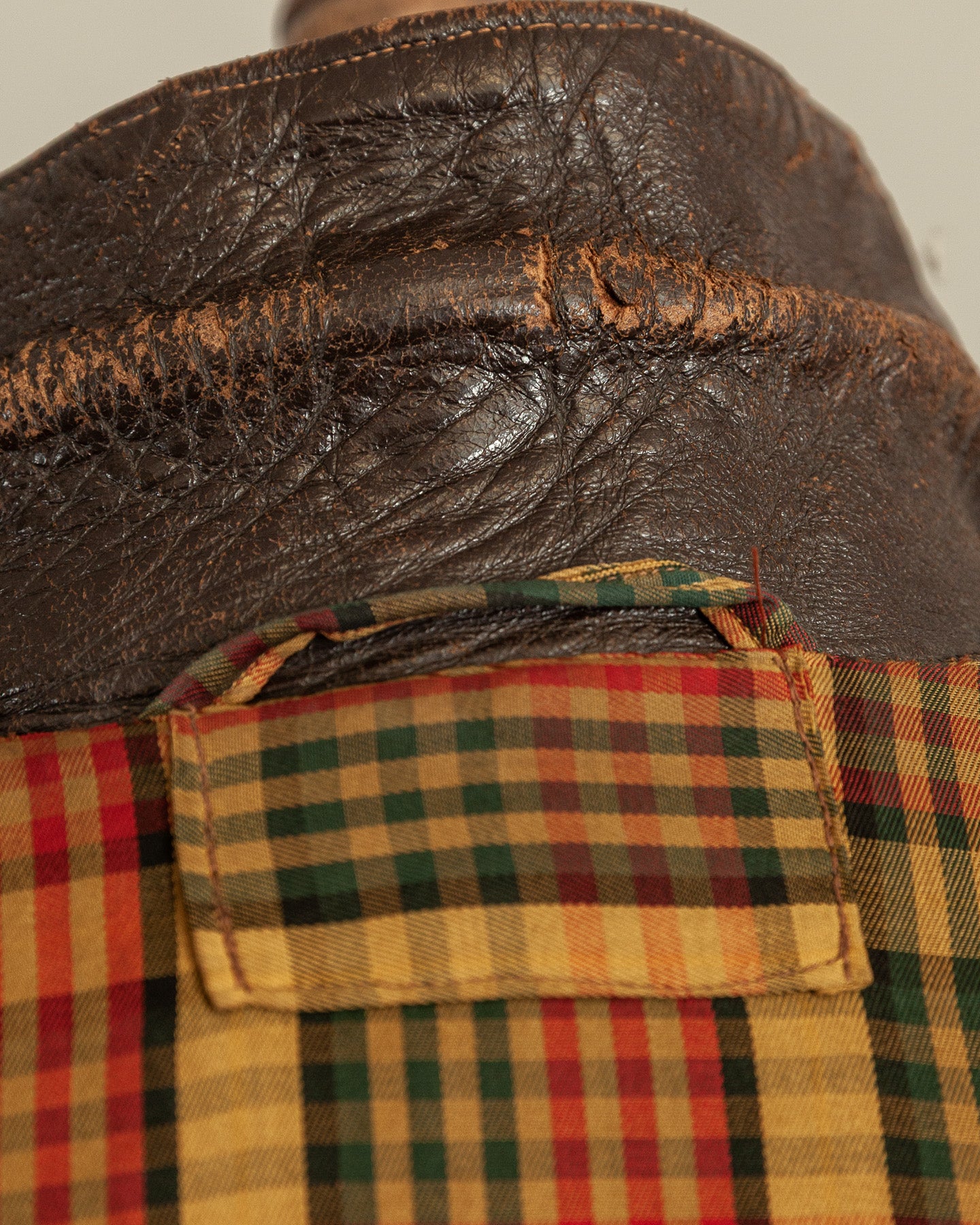 Vintage Late 1920s–1930s Interwar Horsehide Leather Motorcycle Jacket | Aero Zips