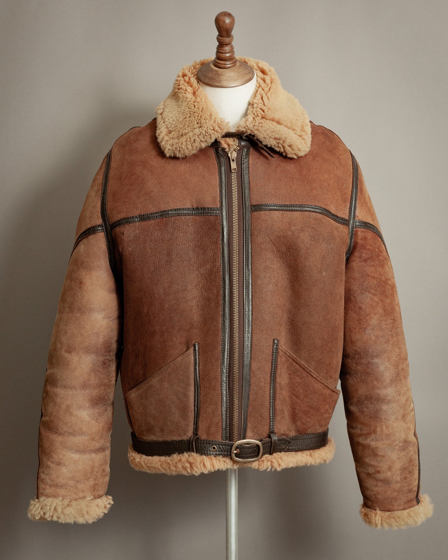 Cirrus RAF Ground Crew Sheepskin Flying Jacket - Size 2XL (48)