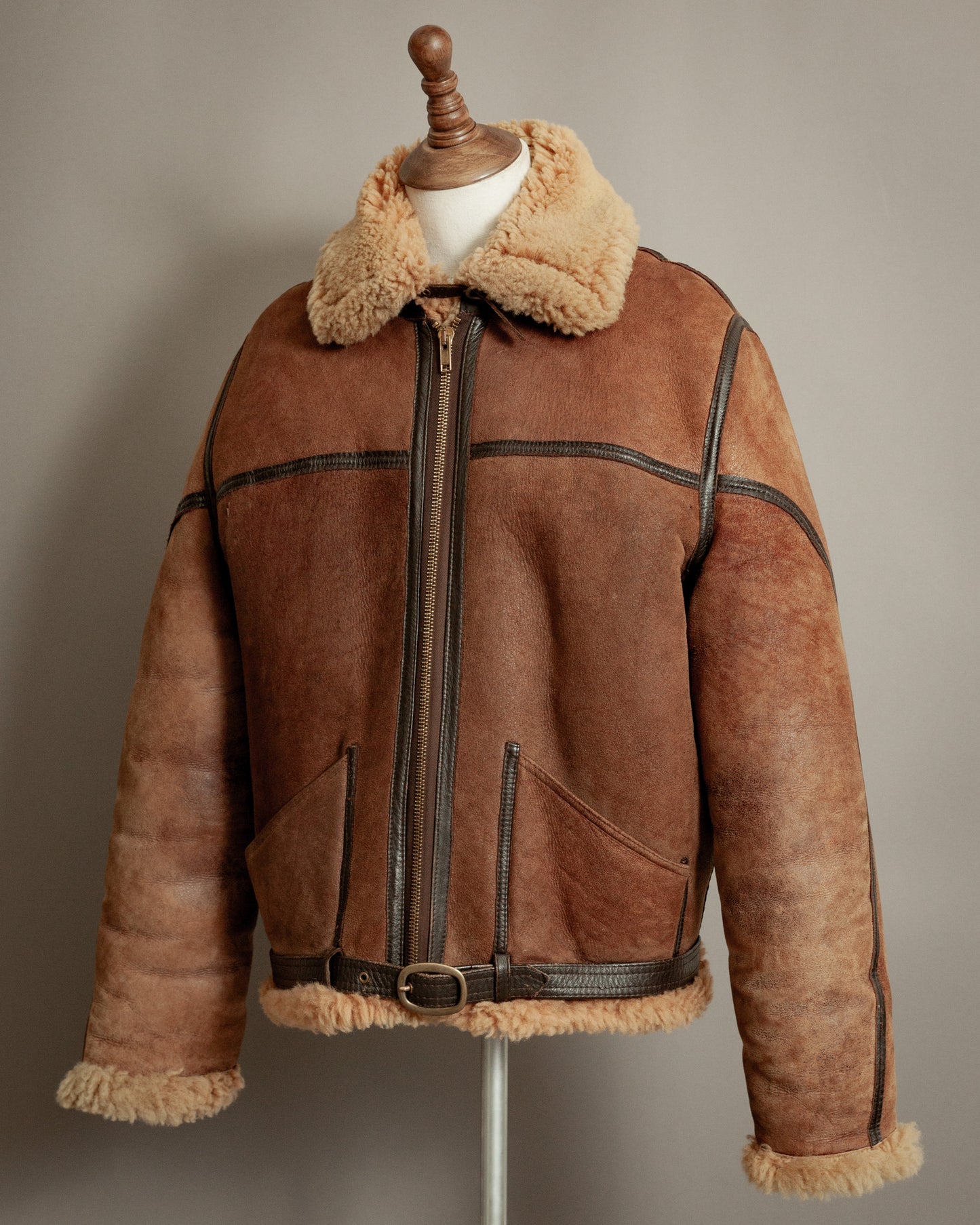 Cirrus RAF Ground Crew Sheepskin Flying Jacket - Size 2XL (48)
