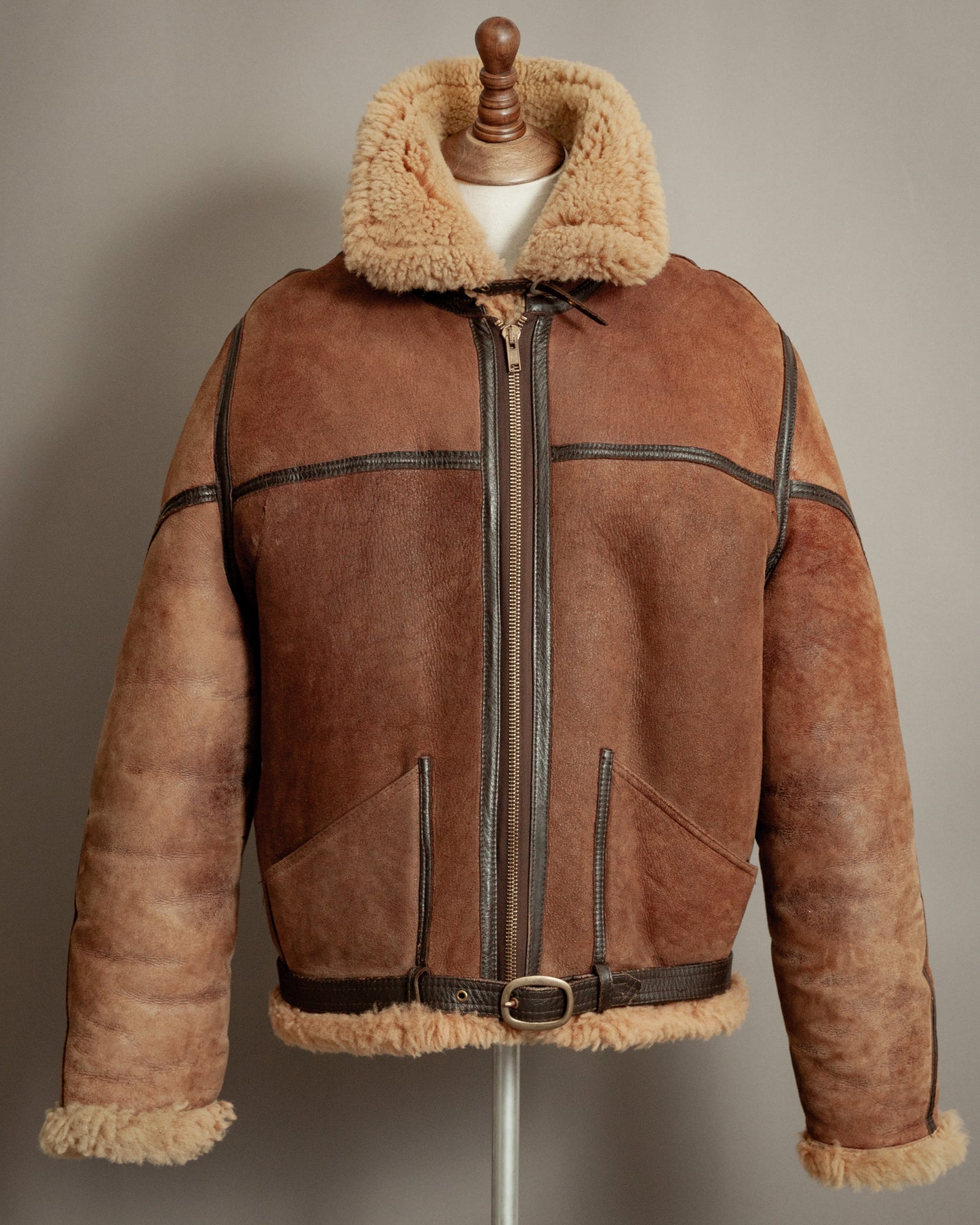 Cirrus RAF Ground Crew Sheepskin Flying Jacket - Size 2XL (48)