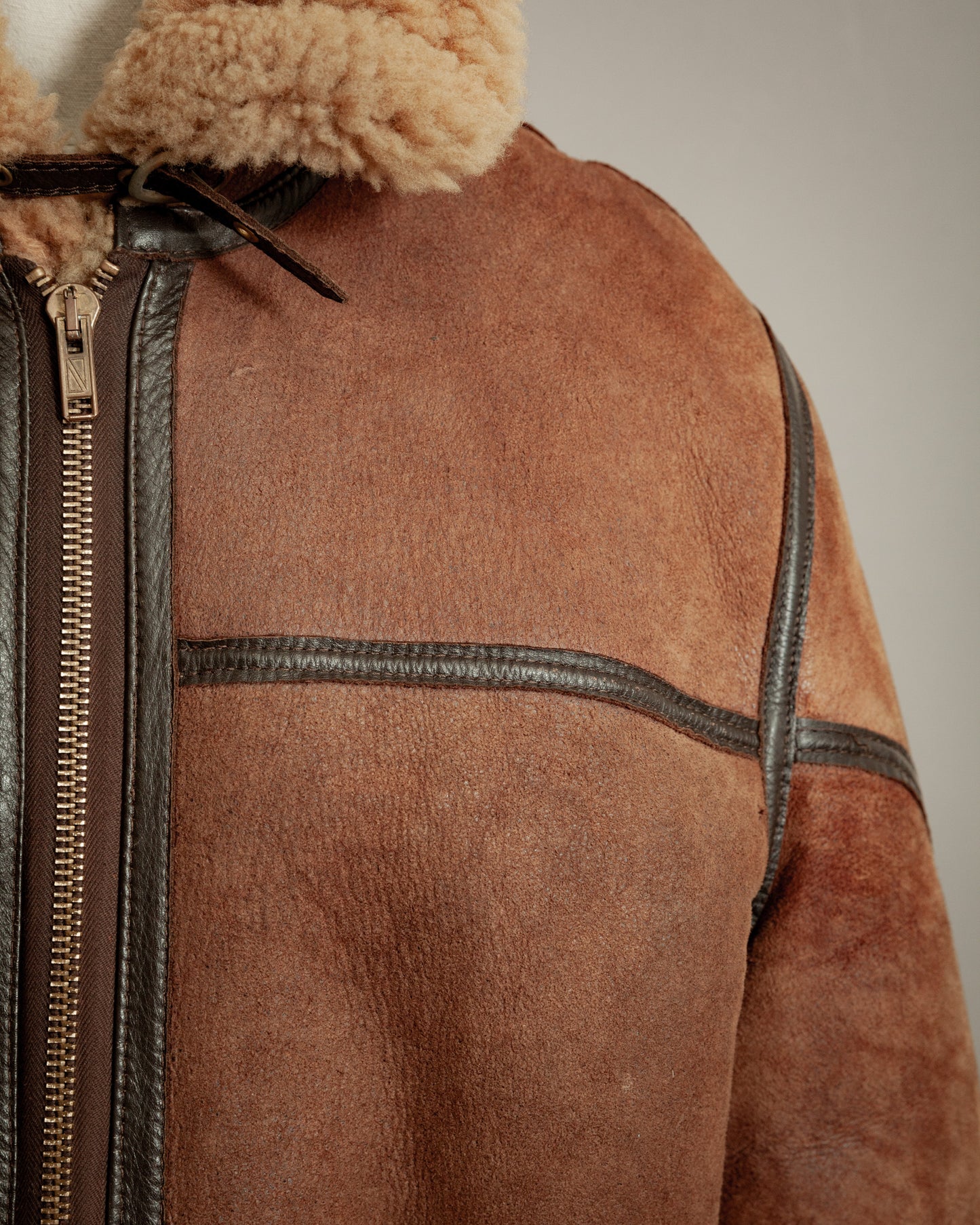 Cirrus RAF Ground Crew Sheepskin Flying Jacket - Size 2XL (48)