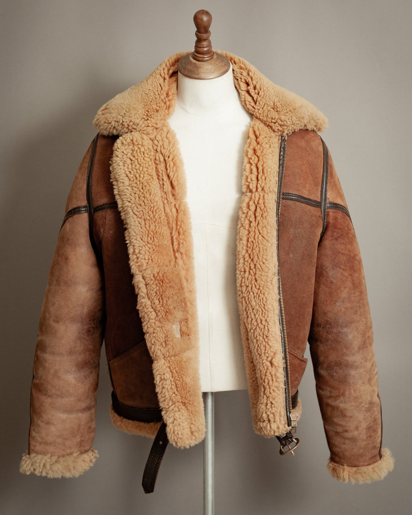 Cirrus RAF Ground Crew Sheepskin Flying Jacket - Size 2XL (48)