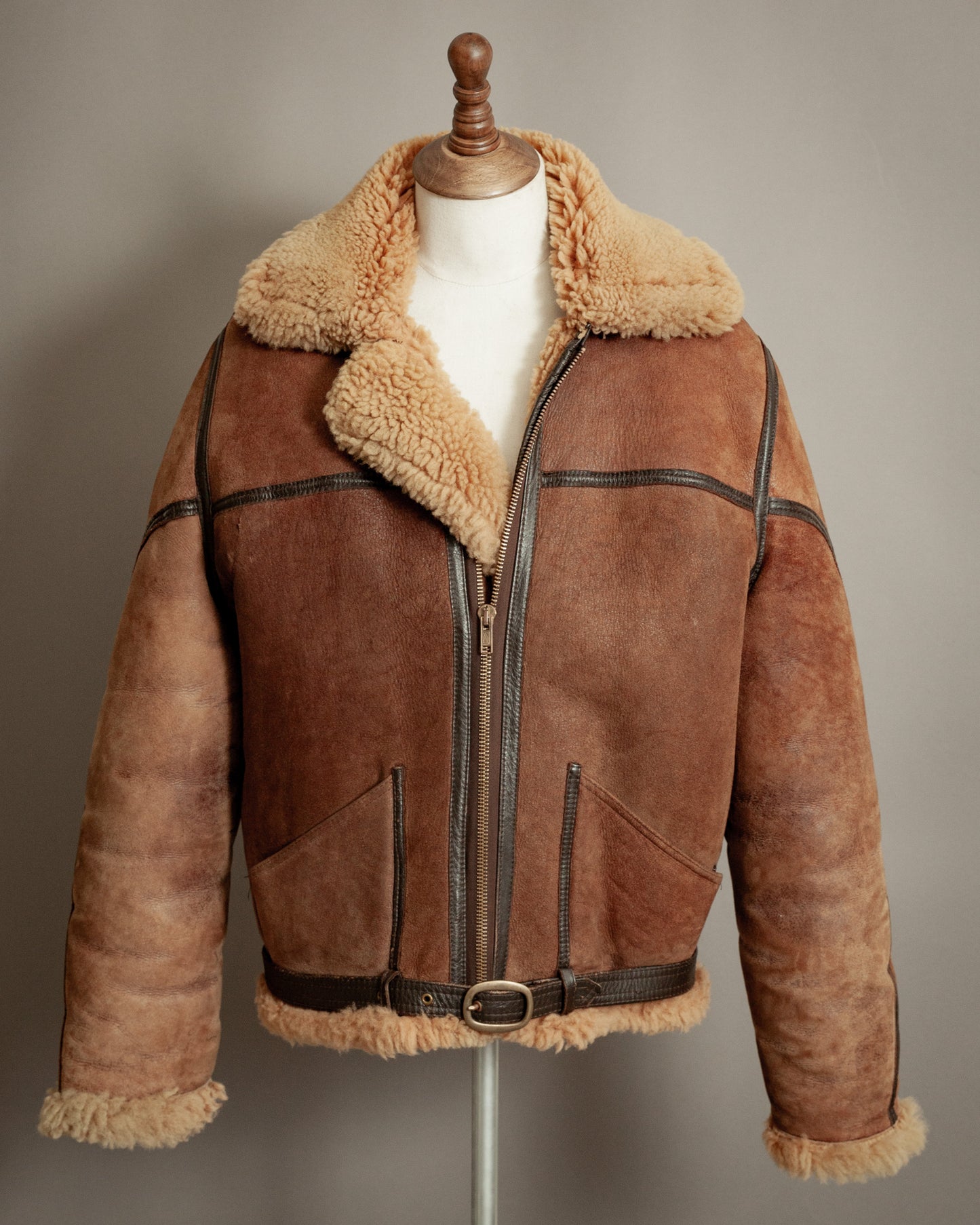 Cirrus RAF Ground Crew Sheepskin Flying Jacket - Size 2XL (48)