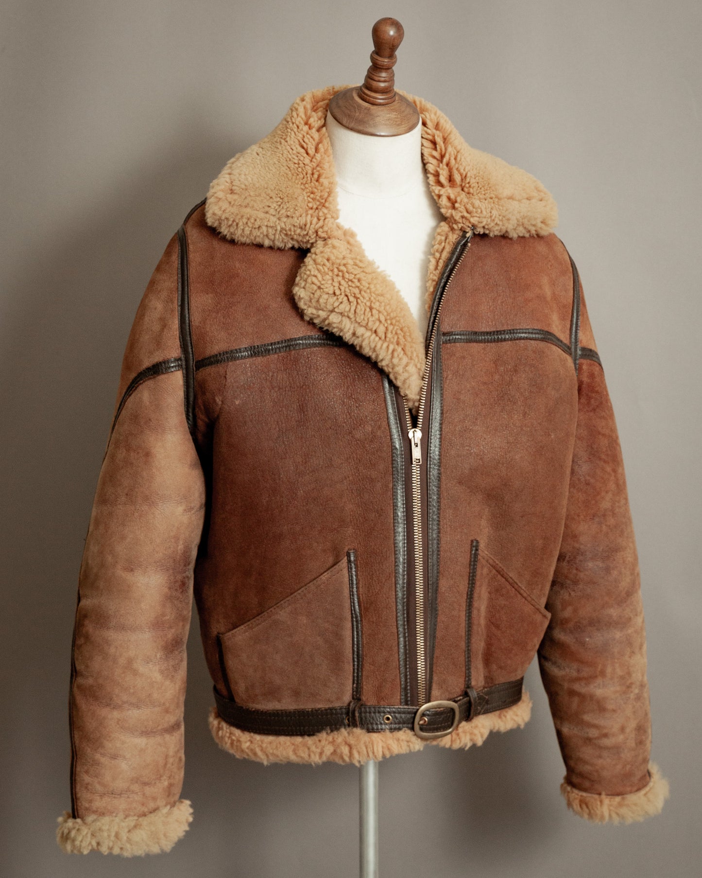 Cirrus RAF Ground Crew Sheepskin Flying Jacket - Size 2XL (48)