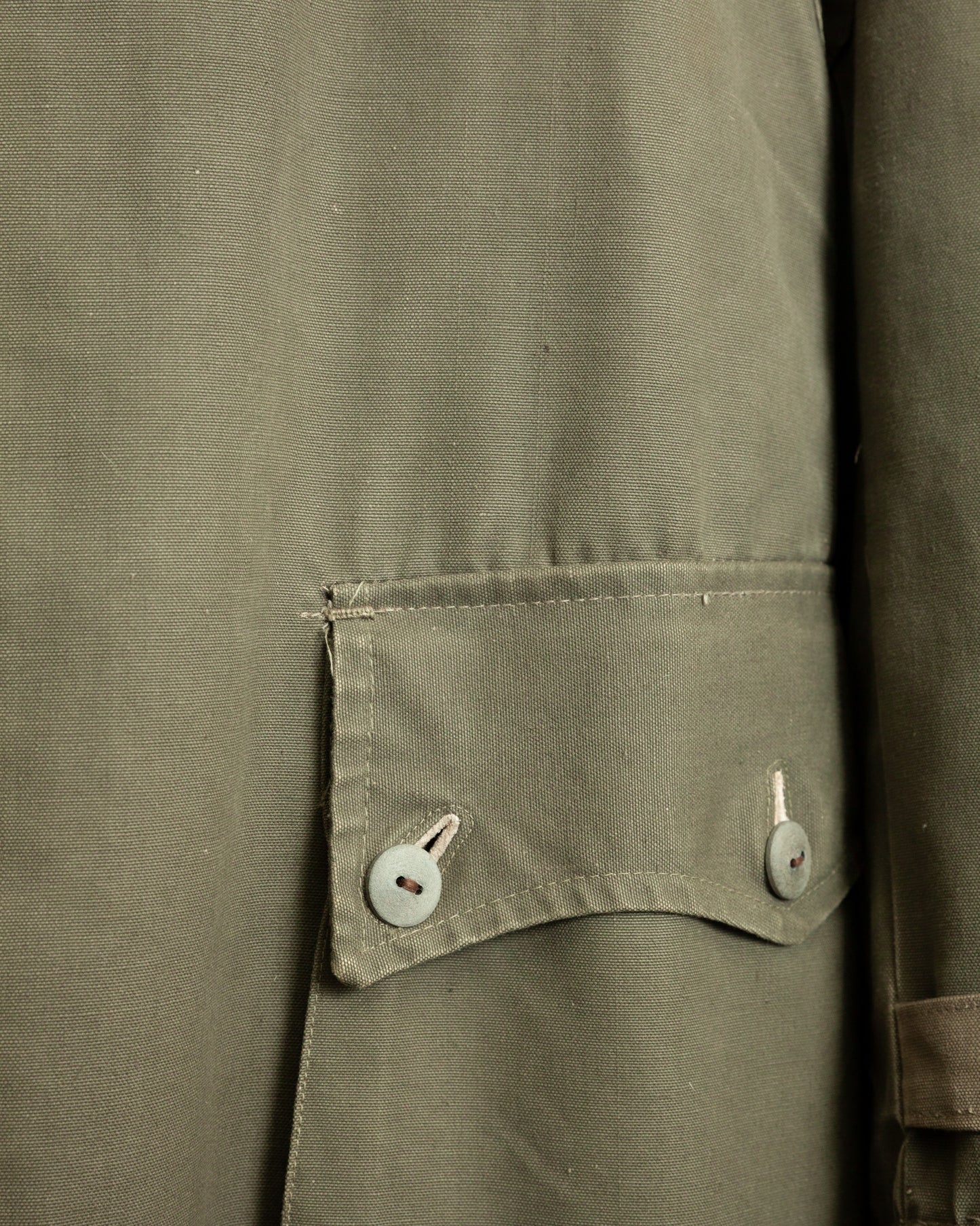 WWII 1944 Örebro M1909 Swedish Army Sheepskin-Lined Canvas Field Coat M (42)