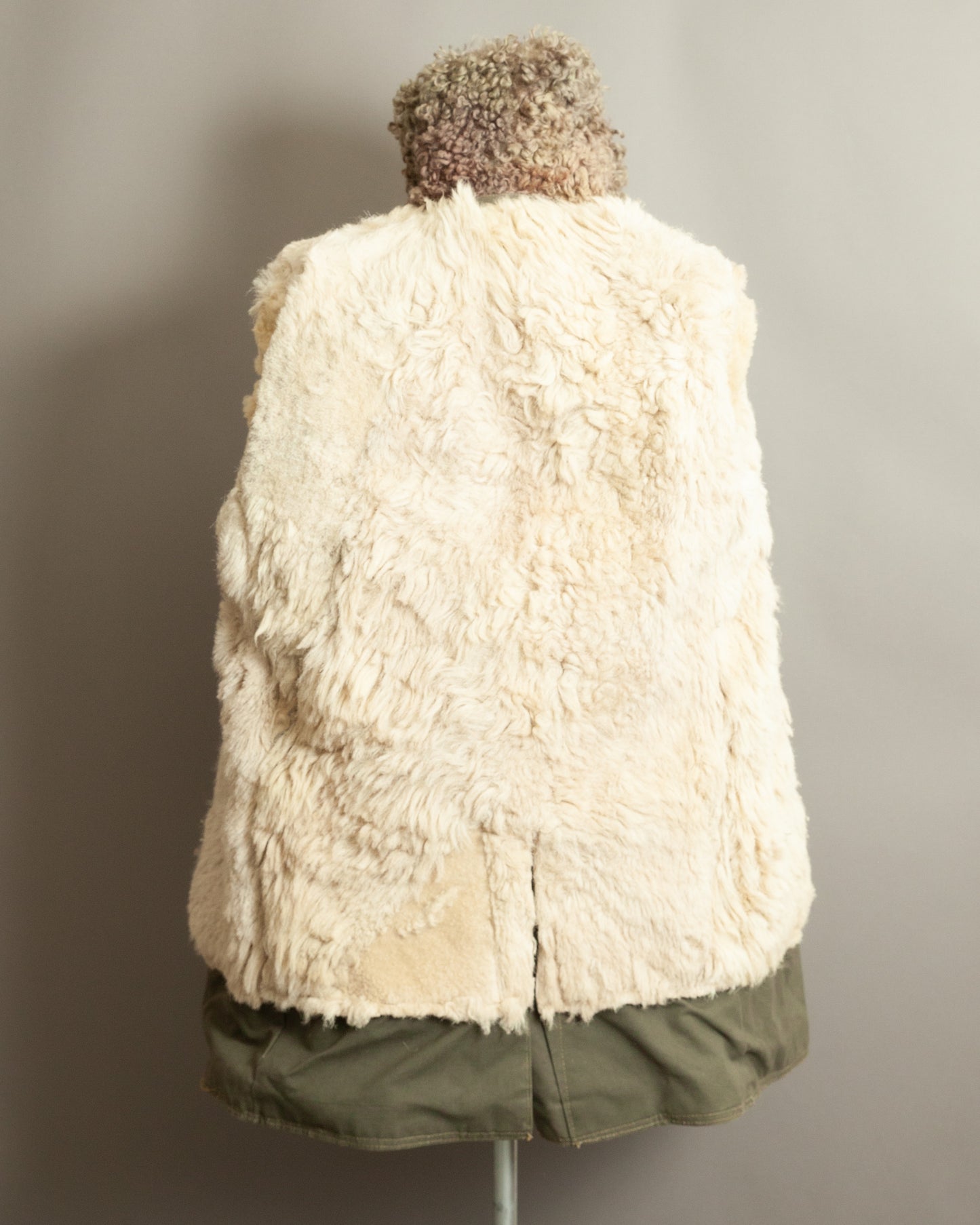 WWII 1944 Örebro M1909 Swedish Army Sheepskin-Lined Canvas Field Coat M (42)