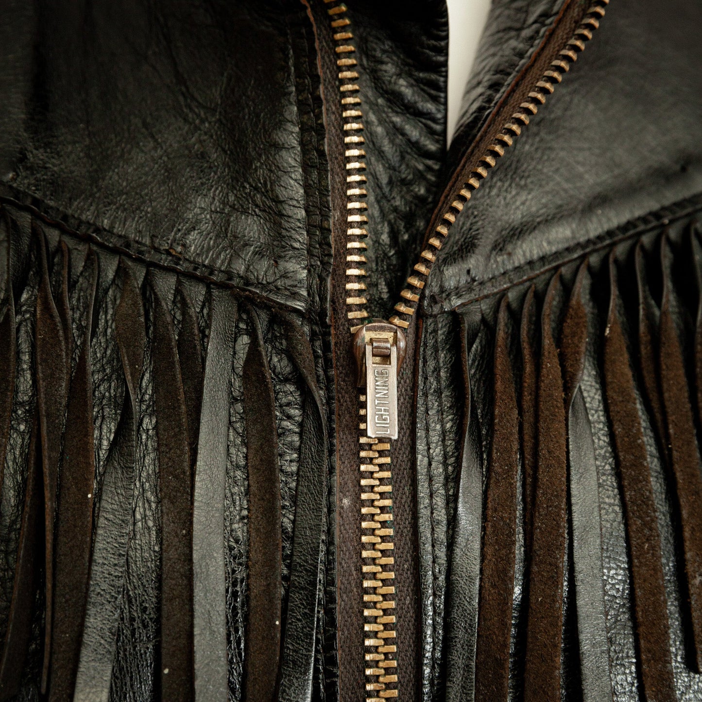 Vintage 1960s Horsehide Leather Biker Jacket – Small (Size 6)