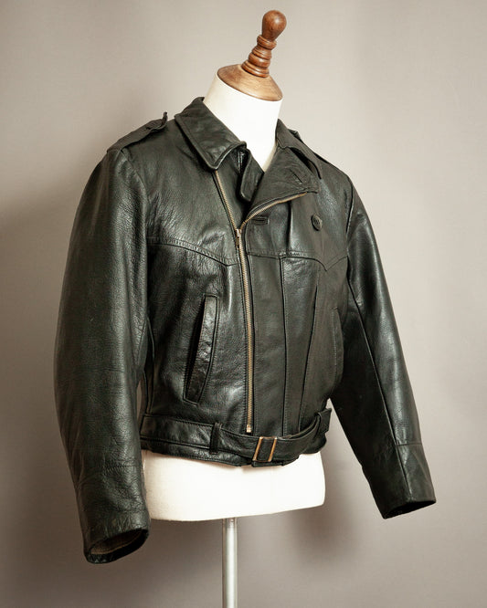 1940s Örebro Swedish Goatskin Motorcycle Jacket - Small (38-40)