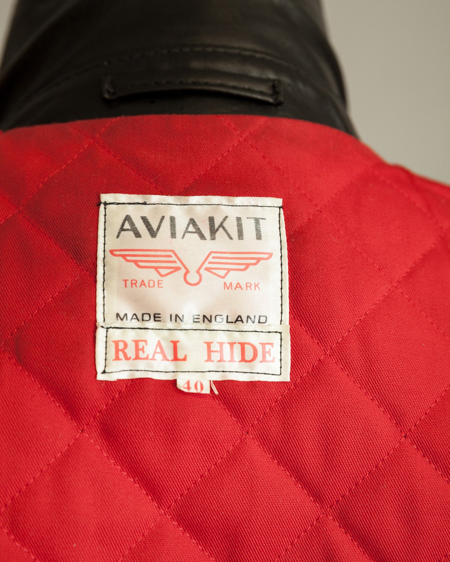 Lewis Leathers Aviakit Bronx Horsehide Motorcycle Jacket Model 384