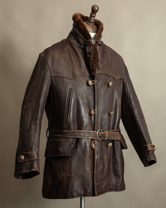 Original 1940s French 'Canadienne' Barnstormer Mackinaw Jacket